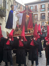 Fotos de la procesión de Viernes Santo de Tafalla