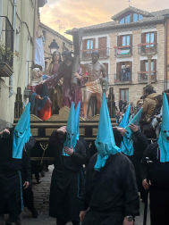 Fotos de la procesión de Viernes Santo de Tafalla