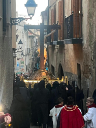 Fotos de la procesión de Viernes Santo de Tafalla