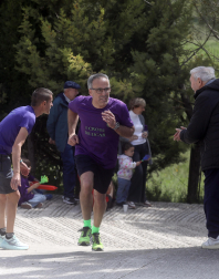 Participantes en el I Cross de Úcar disputado este domingo, 17 de mayo
