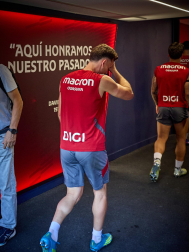 El osasunismo se conjuró este viernes, 22 de mayo, en el estadio de El Sadar para apoyar a los suyos antes del vital encuentro de última jornada contra el Getafe
