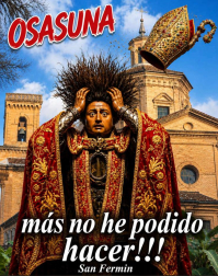 San Fermín, llevándose las manos a la cabeza