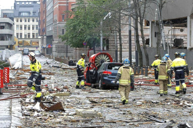 Imágenes del barrio gubernamental de Oslo