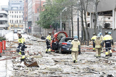 Imágenes del barrio gubernamental de Oslo