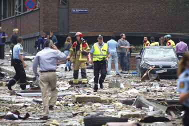 Imágenes del barrio gubernamental de Oslo