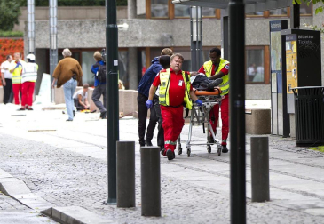 Imágenes del barrio gubernamental de Oslo