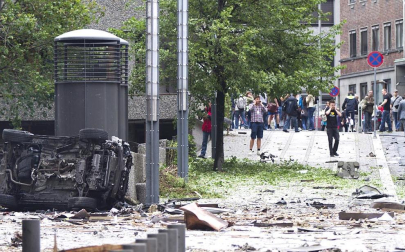 Imágenes del barrio gubernamental de Oslo