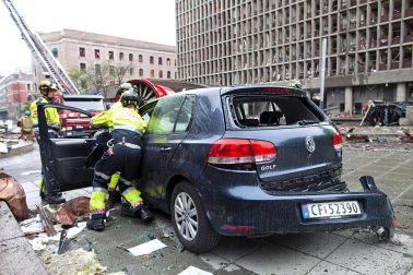 Imágenes del barrio gubernamental de Oslo