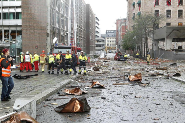 Imágenes del barrio gubernamental de Oslo