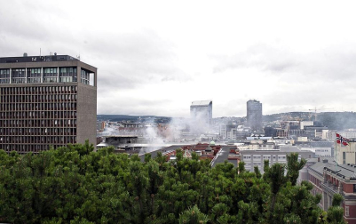 Imágenes del barrio gubernamental de Oslo