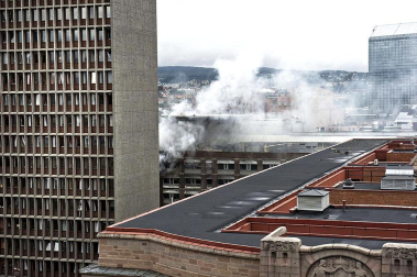 Imágenes del barrio gubernamental de Oslo