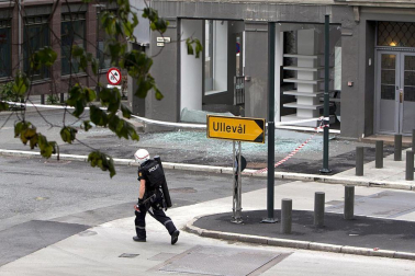 Imágenes del barrio gubernamental de Oslo