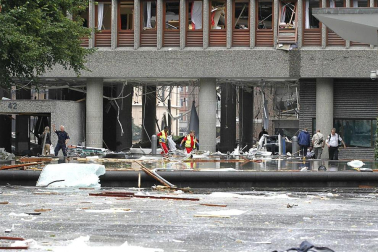 Imágenes del barrio gubernamental de Oslo