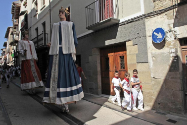 Chupinazo en las fiestas de Lumbier