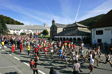 Resumen gráfico de las cinco ediciones de la Roncesvalles-Zubiri