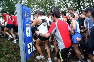 Resumen gráfico de las cinco ediciones de la Roncesvalles-Zubiri