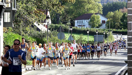 Resumen gráfico de las cinco ediciones de la Roncesvalles-Zubiri