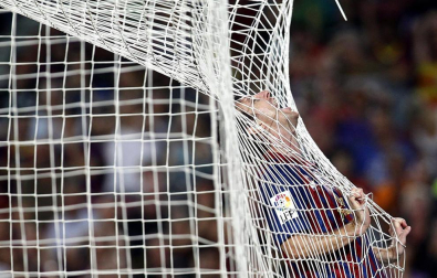 El Barcelona ha arrollado a Osasuna en el partido que han disputado este sábado en el Camp Nou