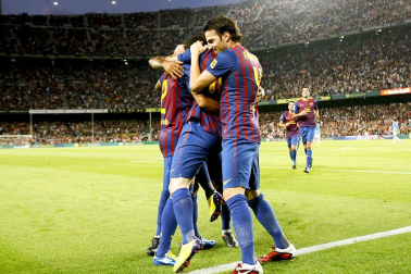 El Barcelona ha arrollado a Osasuna en el partido que han disputado este sábado en el Camp Nou