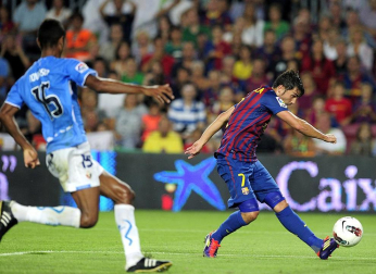 El Barcelona ha arrollado a Osasuna en el partido que han disputado este sábado en el Camp Nou
