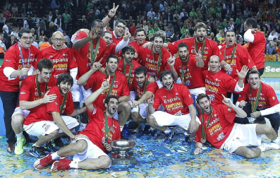Final del Eurobasket de Lituania 2011 disputada entre España y Francia con victoria española por 98-85.