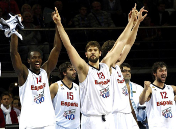 Final del Eurobasket de Lituania 2011 disputada entre España y Francia con victoria española por 98-85.