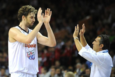 Final del Eurobasket de Lituania 2011 disputada entre España y Francia con victoria española por 98-85.