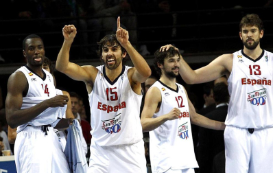 Final del Eurobasket de Lituania 2011 disputada entre España y Francia con victoria española por 98-85.