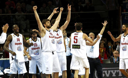 Final del Eurobasket de Lituania 2011 disputada entre España y Francia con victoria española por 98-85.