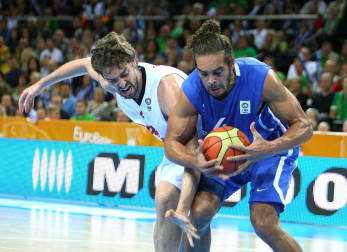 Final del Eurobasket de Lituania 2011 disputada entre España y Francia con victoria española por 98-85.