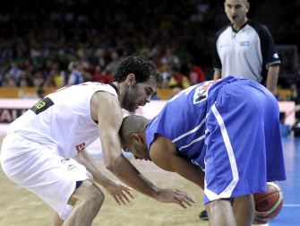 Final del Eurobasket de Lituania 2011 disputada entre España y Francia con victoria española por 98-85.