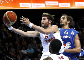Final del Eurobasket de Lituania 2011 disputada entre España y Francia con victoria española por 98-85.