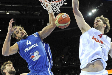 Final del Eurobasket de Lituania 2011 disputada entre España y Francia con victoria española por 98-85.
