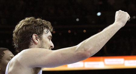 Final del Eurobasket de Lituania 2011 disputada entre España y Francia con victoria española por 98-85.