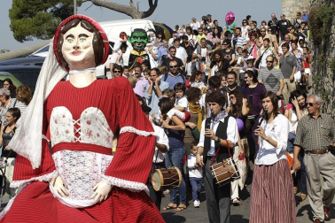 Imágenes de las fiestas en la localidad navarra de Corella y en la celebración de San Fermín Chiquito en Pamplona.