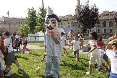 Imágenes de las fiestas en la localidad navarra de Corella y en la celebración de San Fermín Chiquito en Pamplona.