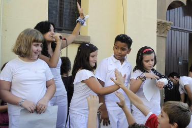 Imágenes de las fiestas en la localidad navarra de Corella y en la celebración de San Fermín Chiquito en Pamplona.