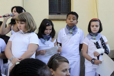 Imágenes de las fiestas en la localidad navarra de Corella y en la celebración de San Fermín Chiquito en Pamplona.
