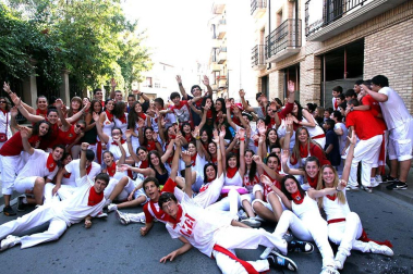 Imágenes de las fiestas en la localidad navarra de Corella y en la celebración de San Fermín Chiquito en Pamplona.