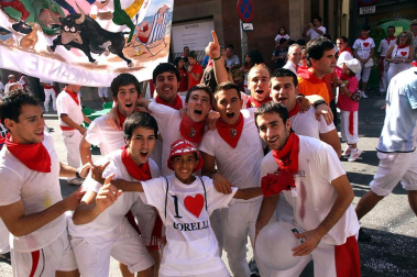 Imágenes de las fiestas en la localidad navarra de Corella y en la celebración de San Fermín Chiquito en Pamplona.
