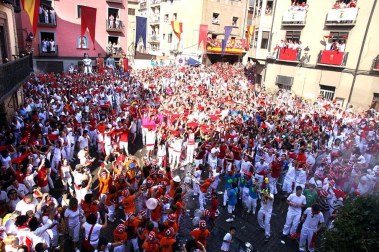 Imágenes de las fiestas en la localidad navarra de Corella y en la celebración de San Fermín Chiquito en Pamplona.