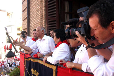 Imágenes de las fiestas en la localidad navarra de Corella y en la celebración de San Fermín Chiquito en Pamplona.