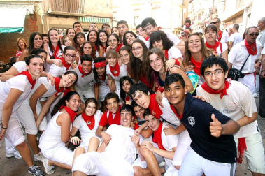 Imágenes de las fiestas en la localidad navarra de Corella y en la celebración de San Fermín Chiquito en Pamplona.