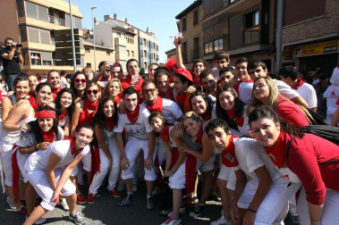Imágenes de las fiestas en la localidad navarra de Corella y en la celebración de San Fermín Chiquito en Pamplona.