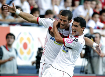 Partido entre Osasuna-Mallorca en el Reyno de Navarra