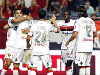 Partido entre Osasuna-Mallorca en el Reyno de Navarra