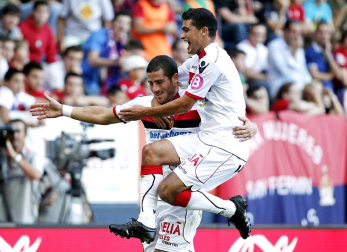 Partido entre Osasuna-Mallorca en el Reyno de Navarra