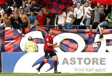 Partido entre Osasuna-Mallorca en el Reyno de Navarra