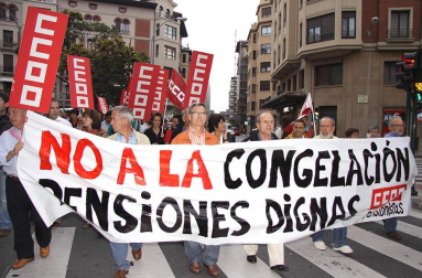 Entre 1.500 y 3.000 personas se han manifestado este jueves por la tarde en Pamplona