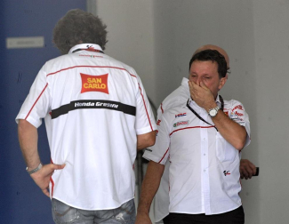 Imágenes del circuito de Sepang en Malasia tras conocerse la noticia de la muerte de Marco Simoncelli